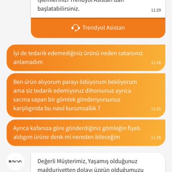 Avva Giyim Tedarik Edilemeyen Ürün