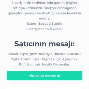 Dijital Ürün Teslimatı İle İlgili Shopier Sorunu