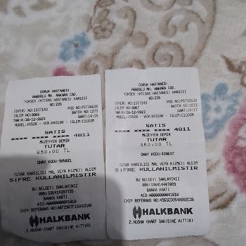 Doruk Yıldırım Hastanesi Ücret İadesini İstiyorum