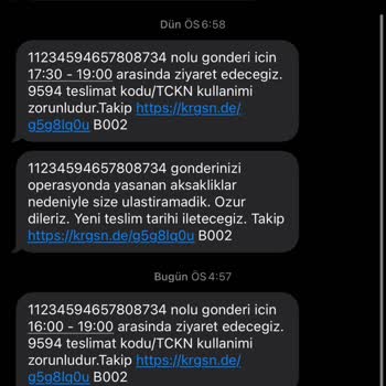 Kargomsende Eve Gelmeden Kargomu İade Ediyor
