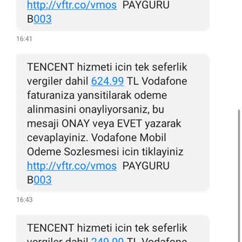 Vodafone Yanıltıcı Yurt Dışı Ödeme Şoku