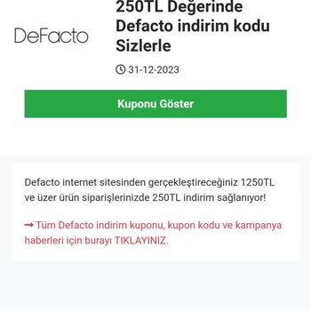 DeFacto Yapılan Haksızlık Konusunda