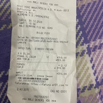 A101 Fiyat Farkına Dikkat!