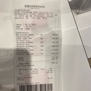 Rossmann Tüketici Hakları'na Aykırı Davranıyor.