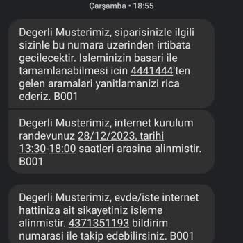 Türk Telekom Evde İnternet 4 Gündür Kuruluma Gelinmemesi