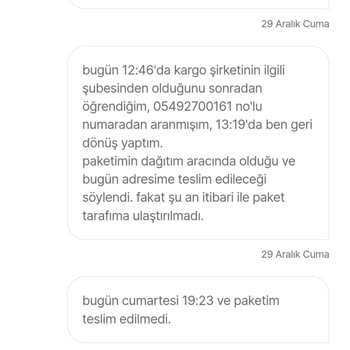 MNG Kargo Paketimi Teslim Etmedi