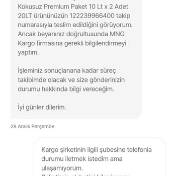 MNG Kargo Paketimi Teslim Etmedi