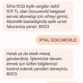 Vodafone 1240 İzinsin Abone Yapılması