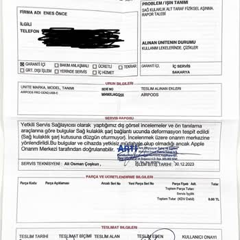 Teknosa Apple Yetkili Teknik Servis Raporuyla İşlem Almıyor