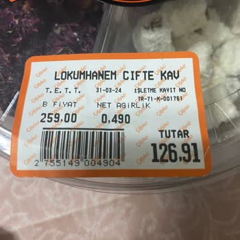 Çitlekçi Ünlü Yol Üzerindeki İşletmeden Alınan Lokumda Şaşırtıcı Durum