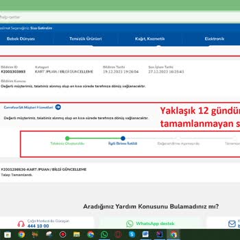 Carrefour SA Kurumsal Hediye Kartı Puanımı Kullanamama Sorunu
