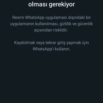 WhatsApp Messenger Açılmıyor