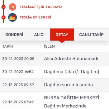 KARGOMsende Kargomun Gelmemesi Beni Bekletmeleri