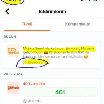 Ataşehir Migros Sanal Market Yine Şaşırtmadı