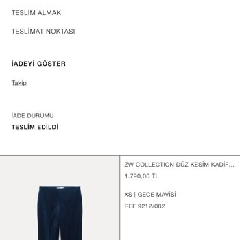 Zara İade Ürünü Kabul Etmiyor Ve Bekletiyor