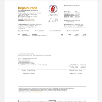 Hepsiburada.com Dan Alınan Cihaz