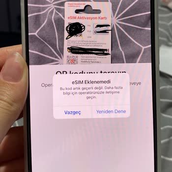 Vodafone E-Sim Ve Bayii Şikayeti