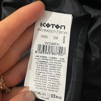 Koton'dan Alınan Kabanın 2 Ayda Tüylenmesi