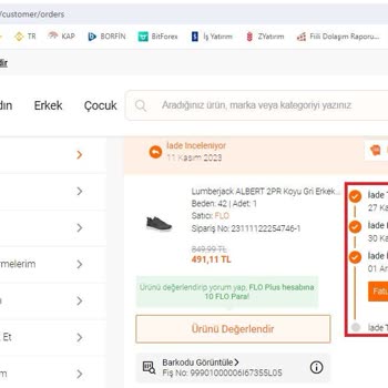Nine West Belirtilen Sürede İade Yapılmaması