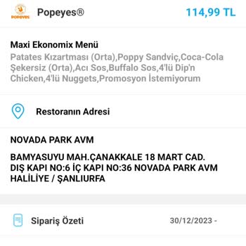 Tıkla Gelsin Sipariş İptali Sıkıntısı