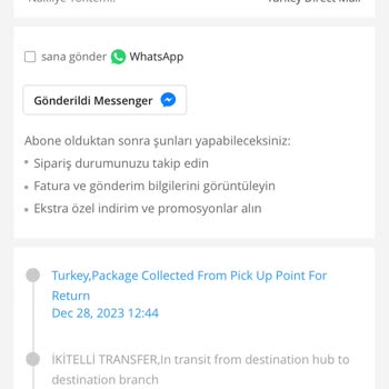 Banggood Siparişim Aras Kargo Hatası Sonucu Kayboldu