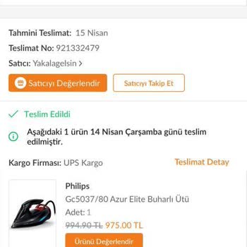 Philips Ütü Hayal Kırıklığı