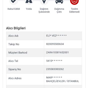 Kargoist Teslim Şikayet Ürünüm Teslim Edilmedi