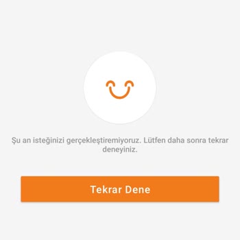 Trendyol Uygulaması Hata Veriyor