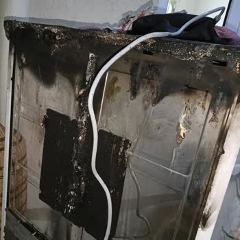 Bosch Bulaşık Makinesi Çalışırken Yandı