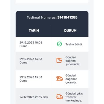 Aras Kargo Siparişim Teslim Edilmemesine Rağmen Teslim Edildi Diye İşaretlenmiş?