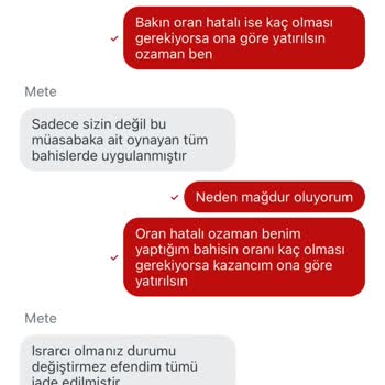 Marsbahis Bahis Kazancının İadesi İle İlgili Yaşanan Sorun
