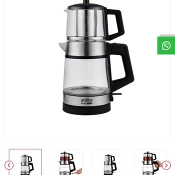 Arnica Küçük Ev Aletleri 6 Günlük 0 Çaycı Şalter Attırıyor