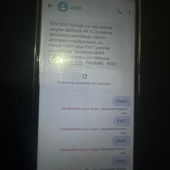 Vodafone Pay Rızam Dışımda Paramı Çekti