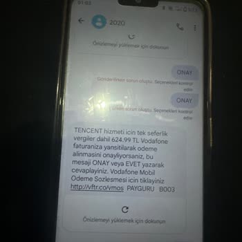 Vodafone Pay Rızam Dışımda Paramı Çekti