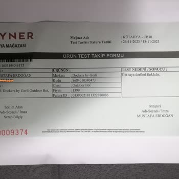 Boyner (Dockers) Kusurlu Ürün.