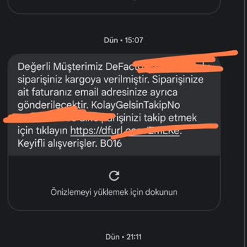 DeFacto Siparişlerim Gözükmüyor!