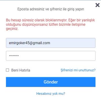 Mackolik Hesap Açılmıyor