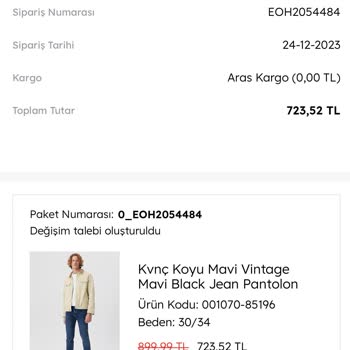 Mavi Beden Değişimi Yapılmıyor