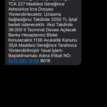 HINTELHB (SMS) Özel Bilgilerin Kötüye Kullanımına Yönelik Şikayet