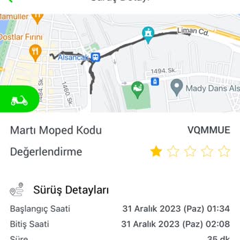 Martı Moped Park Edememe Sorunu!