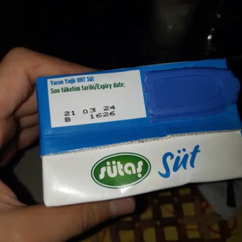 Sütaş Markalı Sütün Bozukluğu