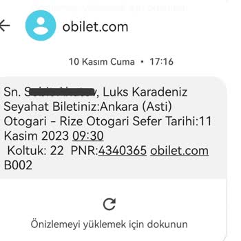 Obilet Gözünüz Doysun. Mağduriyet