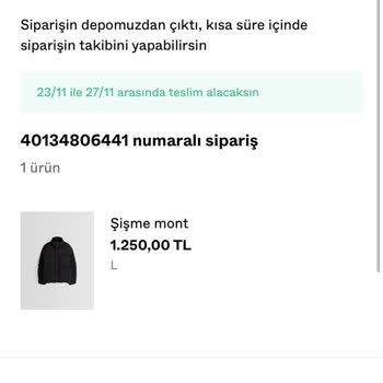 Bershka Para İadesi Yapılmadı Ürün Kargoda Kayboldu