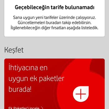 Vodafone Taahhüt Bitmeye Yakın Geçebilecek Tarifeler Yok