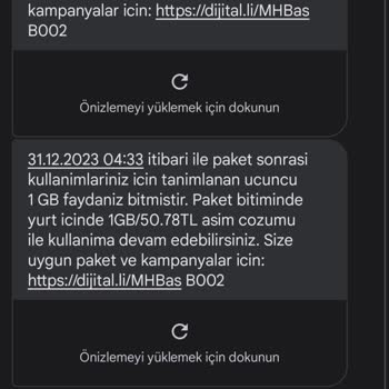 Turkcell İnternet Paketi Tükenmesi Sorunu