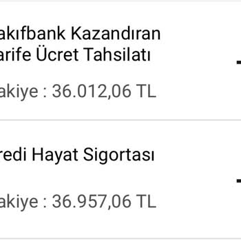VakıfBank Hayat Sigortası Ve Kazandıran Tarife İptali