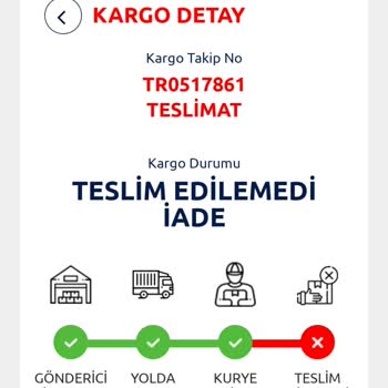 Ceva Kargo Şirketi Ürünümü Eve Getirmeden İade Etti