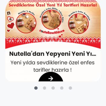 Nutella Hediyeler Den Faydalanamıyoruz