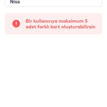 İstanbul Kart Uygulaması Kart Ekleyememe