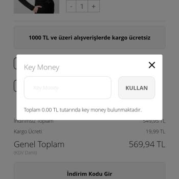 Jimmy Key ParaPuanım Uygulamada Görünmüyor!